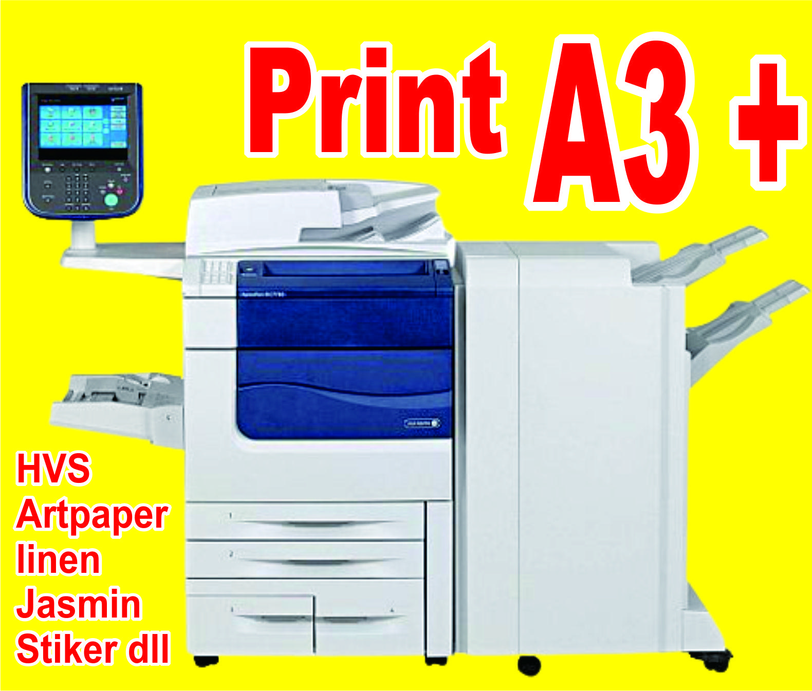 Cetak A3+ Artpaper /cetak HVS A3 /Cetak Linen