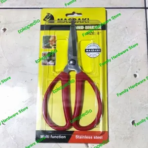 Massaki gunting dapur multifungsi bahan stainless steel