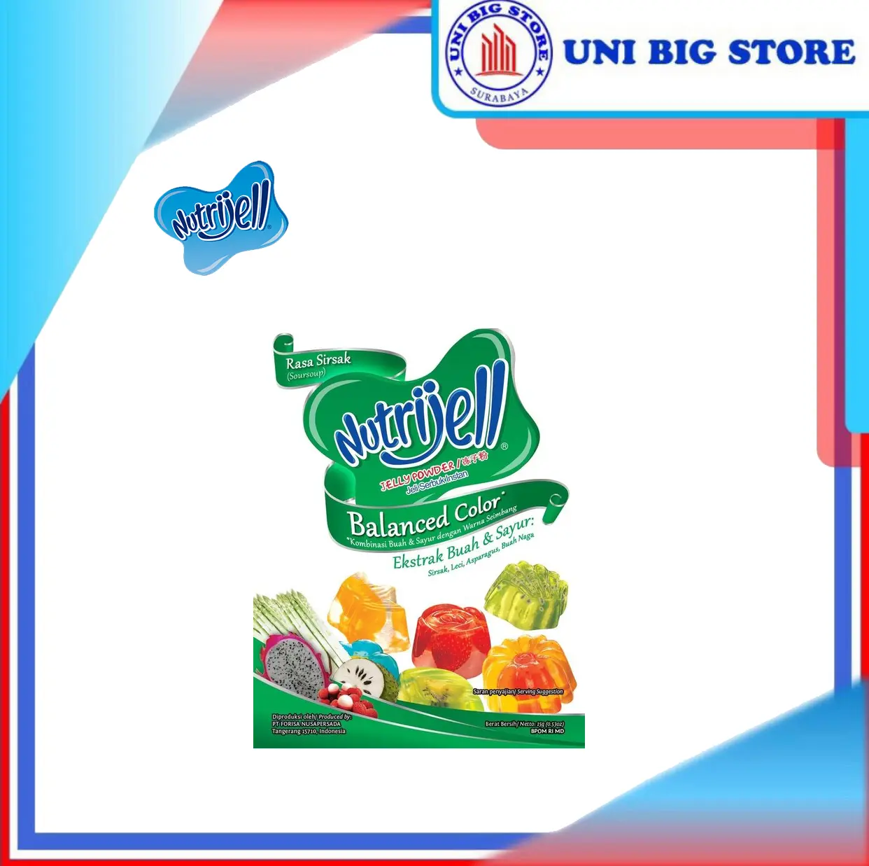 Nutrijell Jelly Balanced Color Soursop 15 Gr Jeli Agar Sirsak Sirsat