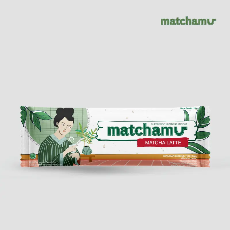Matchamu Matcha Latte Box of 3 4