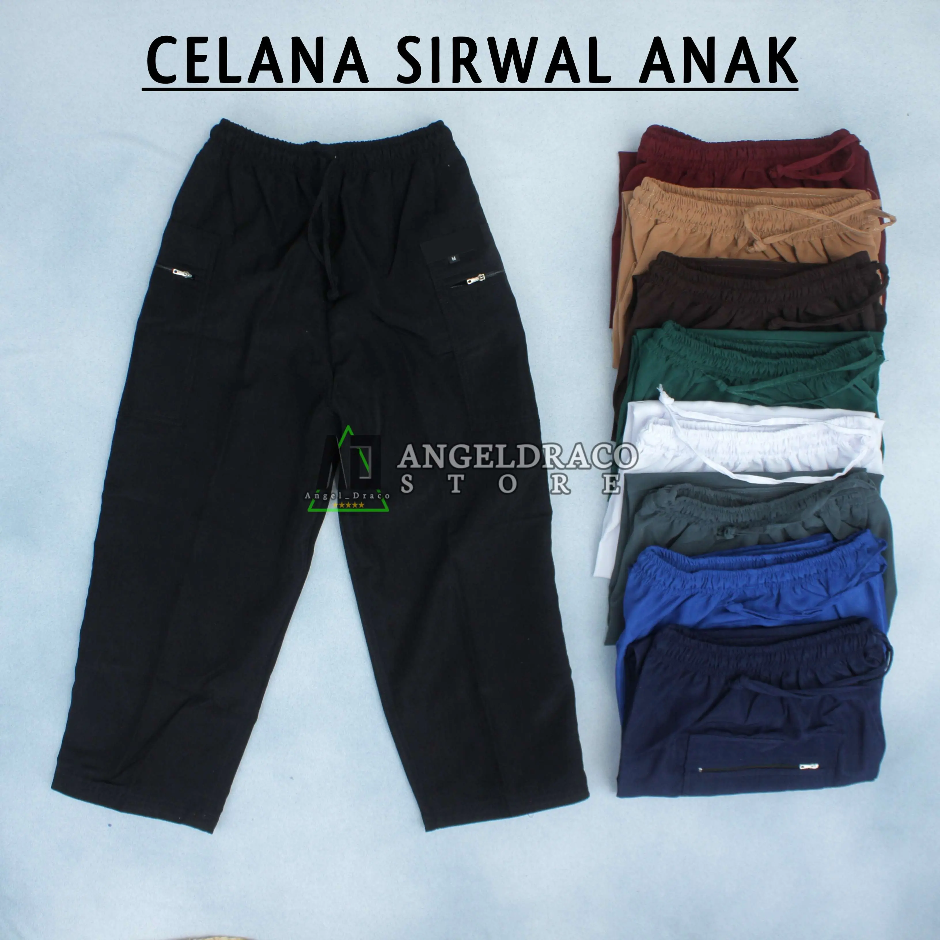 Celana Sirwal Pangsi Komprang Muslim Anak Bestway Premium 4-13 Tahun