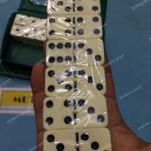 DOMINO METAL GAPLE BATU DOUBLE SIX