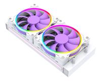 Gambar ID-COOLING PINKFLOW 240 Diamond Purple ARGB - 240mm AIO Liquid Cooling dari Techno Computer Bali Kota Denpasar 4 Tokopedia