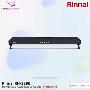 Cooker Hood Rinnai RH-329B Slim Hood Penghisap Asap Kompor