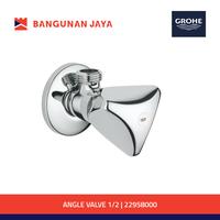 Gambar GROHE ANGLE VALVE STOP KRAN 1/2" | 2295800M dari Bangunan Jaya Online Kota Administrasi Jakarta Utara 1 Tokopedia