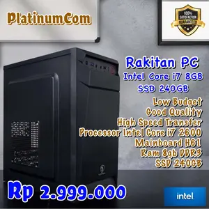 PC Rakitan Kantor Office i7 8GB With SSD