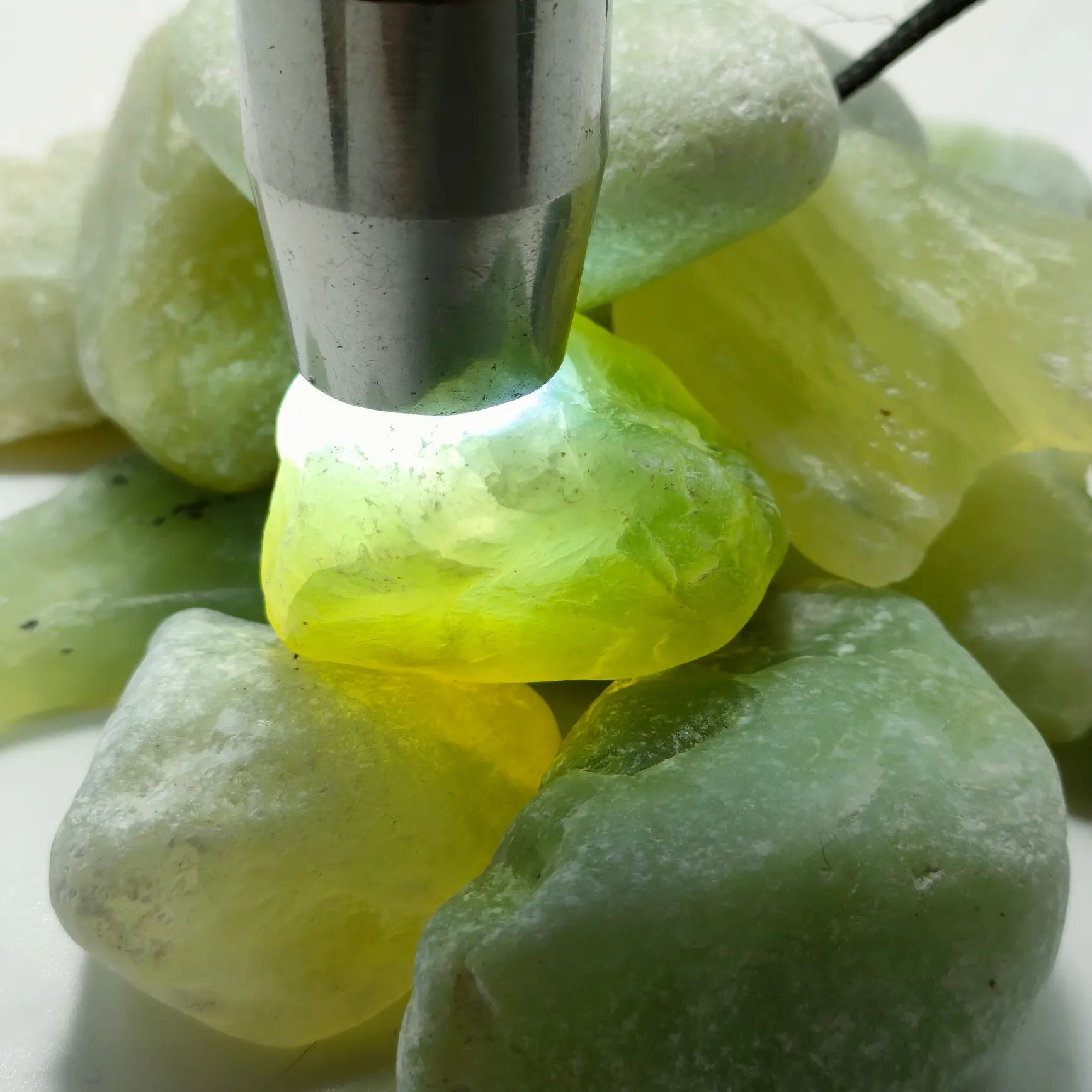 BAHAN BATU AKIK NATURAL GIOK AIR SERPENTINE TERMURAH GARANSI SELAMANYA