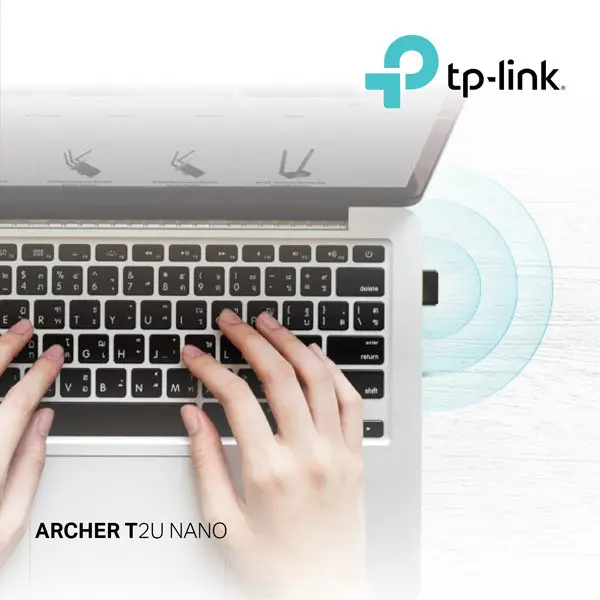 Usb Wifi Wireless TPLink Archer T2U AC600 Dual Band Nano Adapter 3
