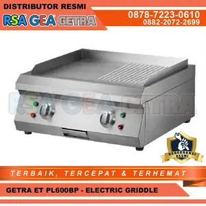 COUNTER TOP ELECTRIC GRIDDLE / PANGGANGAN LISTRIK GETRA ET-PL600BP