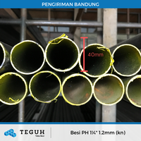 Gambar Besi pipa hitam 1¼" 1.2mm (kn) dari Teguh tokobesi Kota Bandung 1 Tokopedia
