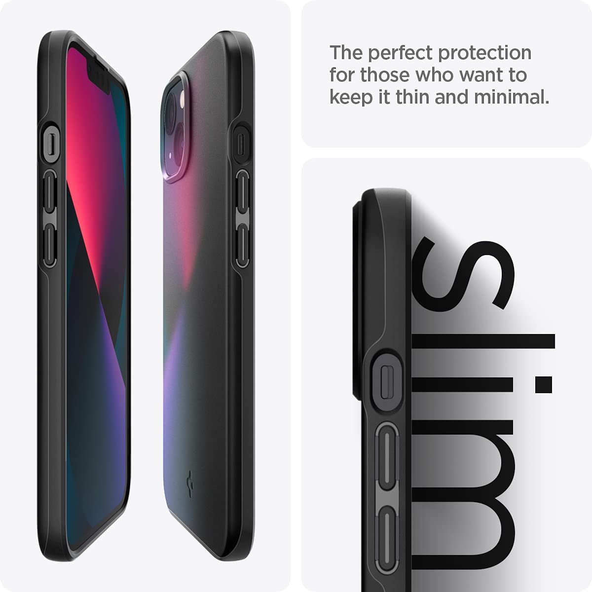 Case iPhone 13 Pro Max 13 Mini Spigen Thin Fit Slim Hybrid Casing