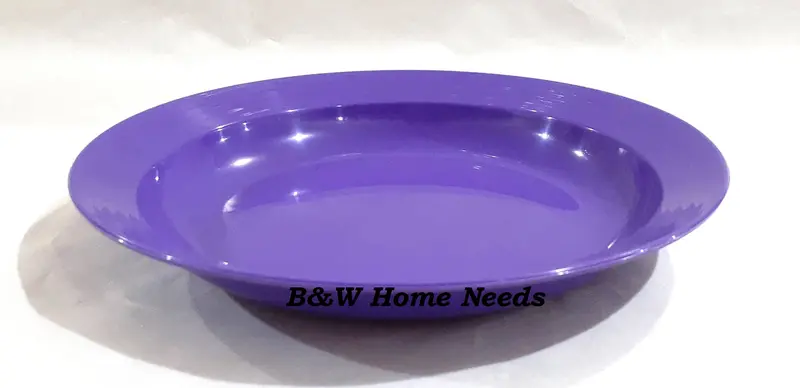 Piring Makan Plastik 8 Inch Hijau 1