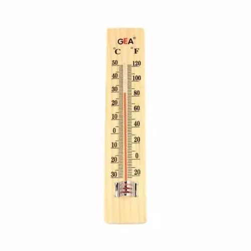 Thermometer Ruangan Kayu GEA