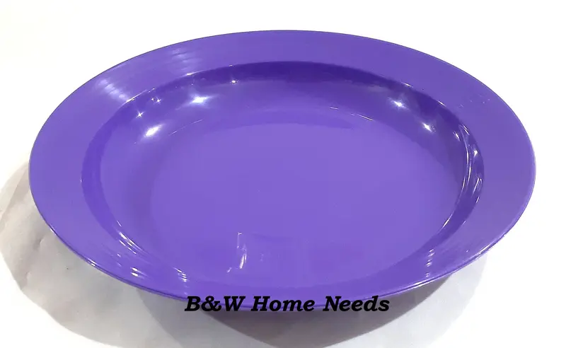 Piring Makan Plastik 8 Inch Hijau 4
