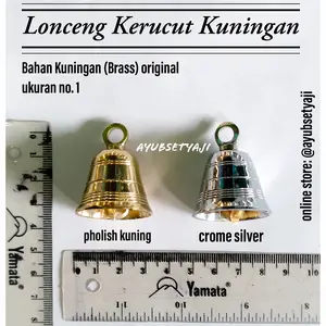 Bel Lonceng Kuningan 01 Unyil Termini GROSIR mini BRASS Klinting no 1