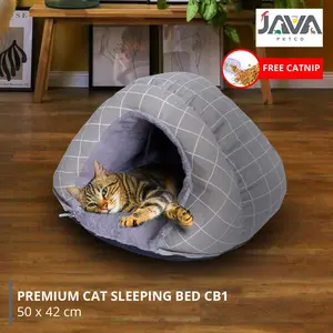 Premium Cat Sleeping Bed Tempat Tidur Kucing 50x42 cm CB1