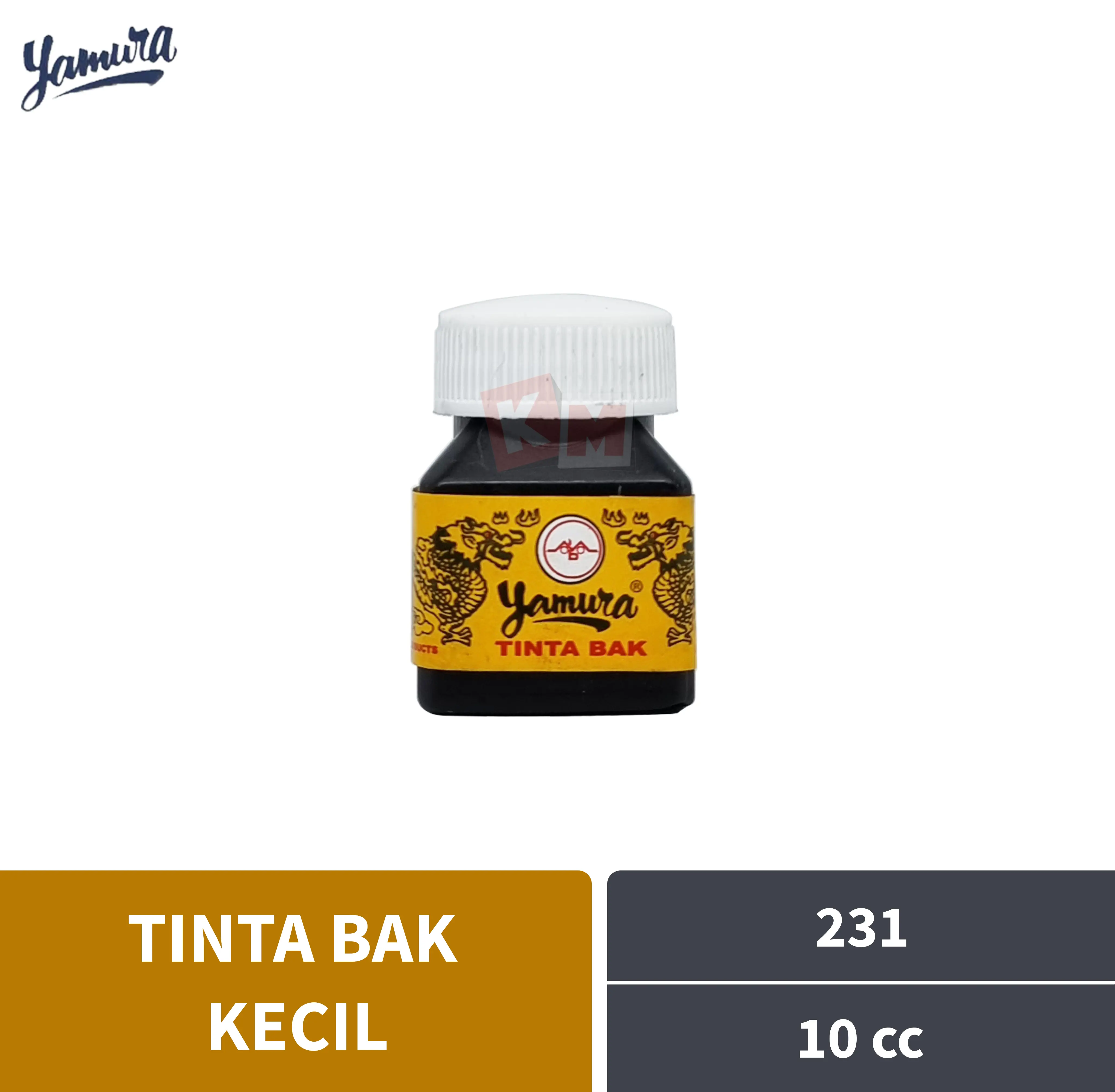 Tinta Bak Yamura Kecil 231 / Tinta Cina Kaligrafi Cap Naga