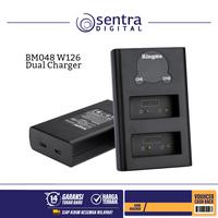 Gambar KINGMA LCD DUAL CHARGER NP-W126 Fujifilm XA3 XA5 XA10 XA20 XT20 dari Sentra Digital Kota Surabaya 1 Tokopedia