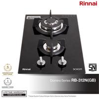 Gambar Rinnai Kompor RB-312N (GB) Glass Black RB 312 N GB Kaca hitam Tanam Gas Murah 30cm 2tungku - KOMPOR SAJA, TANPA KAYU dari Floren Electronic Kota Administrasi Jakarta Selatan 2 Tokopedia