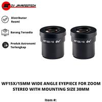 Gambar WF15X/15mm Wide Angle Eyepiece for Zoom Stereo with Mounting Size 30mm dari JavaIndoTech Official Kota Bekasi 1 Tokopedia