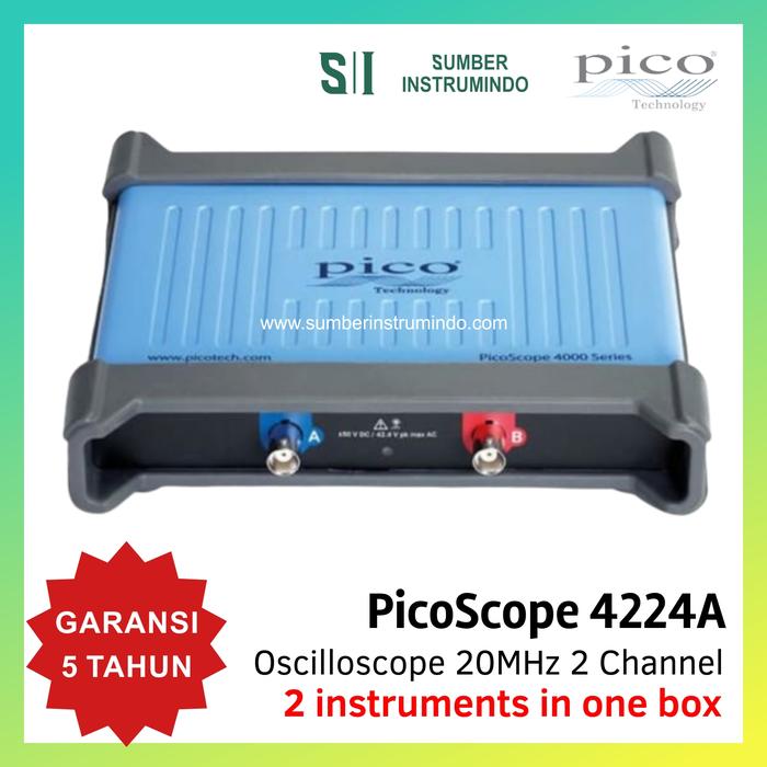 Gambar PQ288 PicoScope 4224A 2 channel 20MHz USB3 dari Toko PicoTech Kota Bandung Tokopedia
