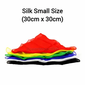 Alat Sulap Silk 30cm - Sulap Silk Sutra - Silk Magic - Silk Import