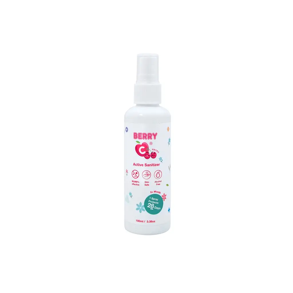 BERRY C Active Hand Sanitizer Spray 100ml Travel Size