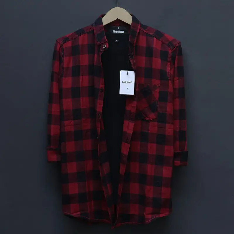 Kemeja Flannel Murah/ Kemeja Panjang/Kerja Kantor Planel/Flanel Kotak 3
