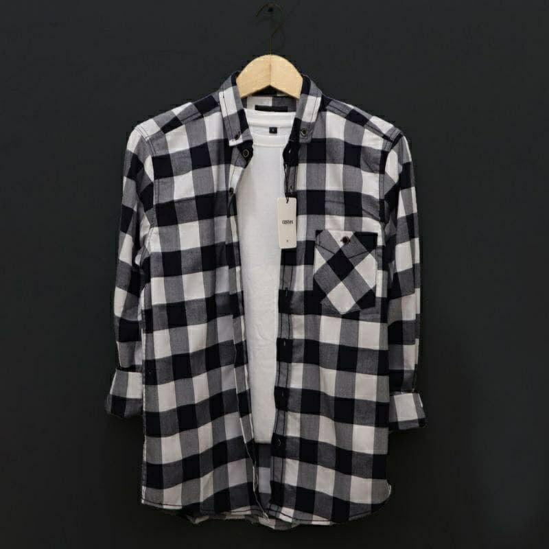 Kemeja Flannel Murah/ Kemeja Panjang/Kerja Kantor Planel/Flanel Kotak 4