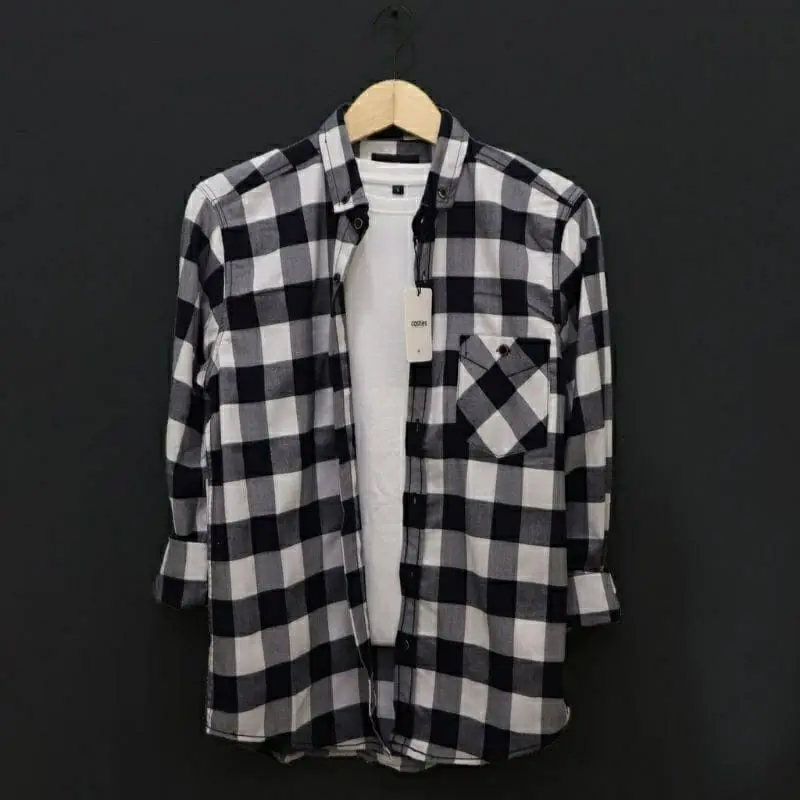 Kemeja Flannel Murah/ Kemeja Panjang/Kerja Kantor Planel/Flanel Kotak 4