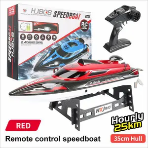 HJ808 Perahu RC 2.4Ghz 25Km/Jam Remote Control Berkecepatan Tinggi