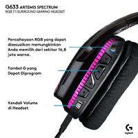 Gambar Logitech G633s 7.1 Headset Gaming Wired RGB LIGHTSYNC dari Smart Media Computer Kota Makassar 2 Tokopedia