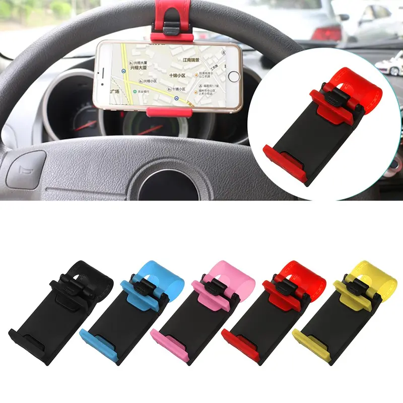Car Steer Wheel Socket Holder Stir Mobil Lazypod Socket Phone Android 0