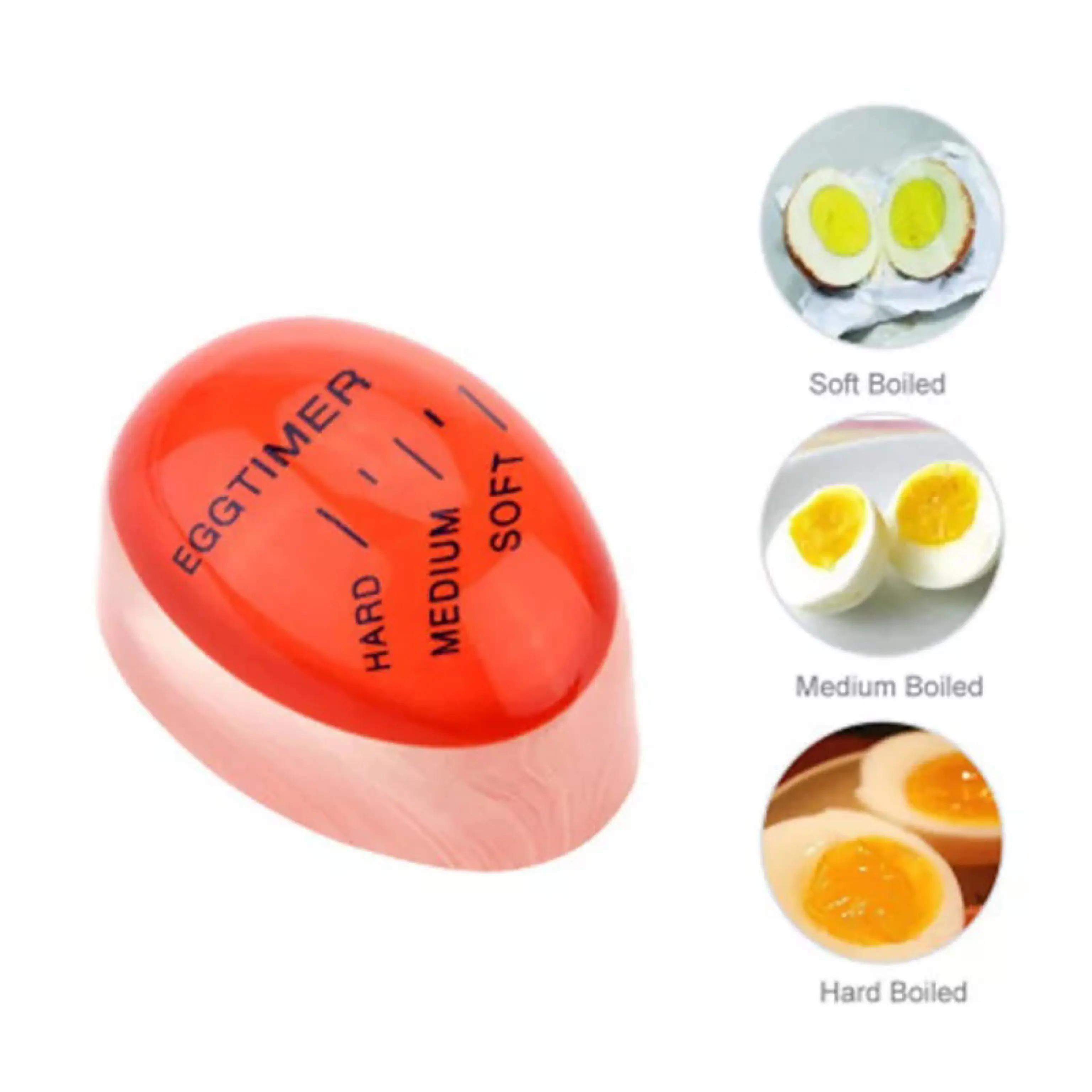 ELtamart Alat Rebus Telur Egg Boil Timer Telur Matang Soft Medium