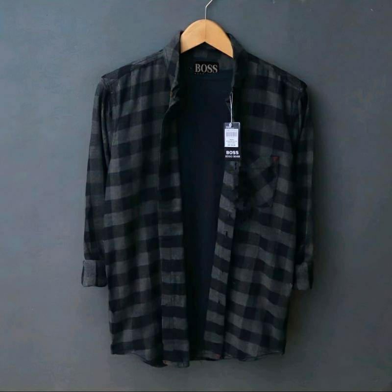 Kemeja Flannel Murah/ Kemeja Panjang/Kerja Kantor Planel/Flanel Kotak 1