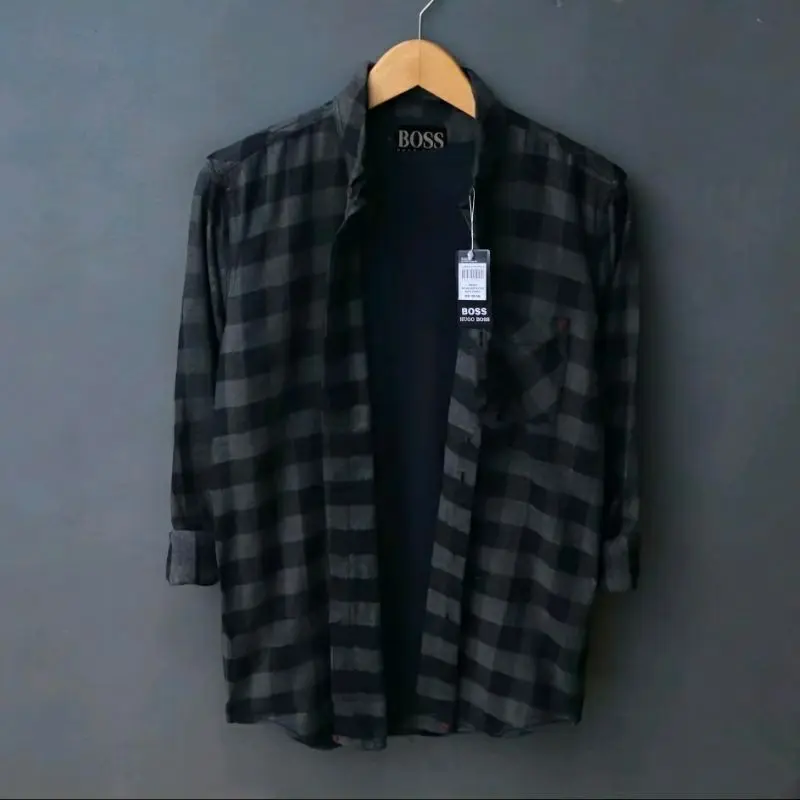 Kemeja Flannel Murah/ Kemeja Panjang/Kerja Kantor Planel/Flanel Kotak 1