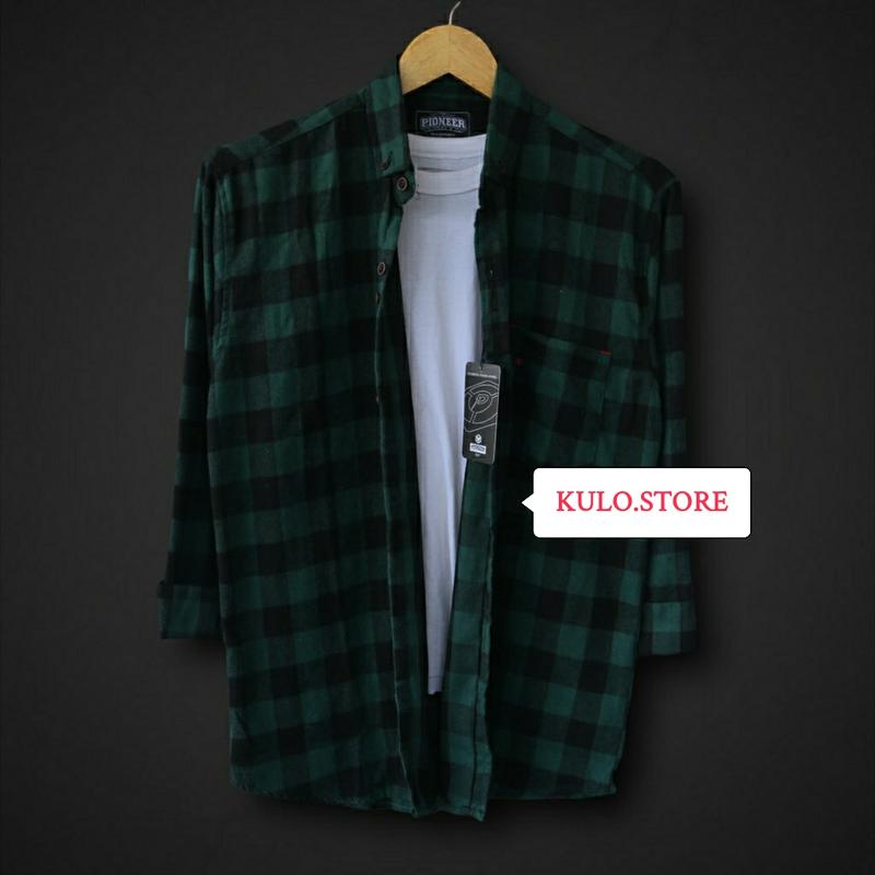 Kemeja Flannel Murah/ Kemeja Panjang/Kerja Kantor Planel/Flanel Kotak 2