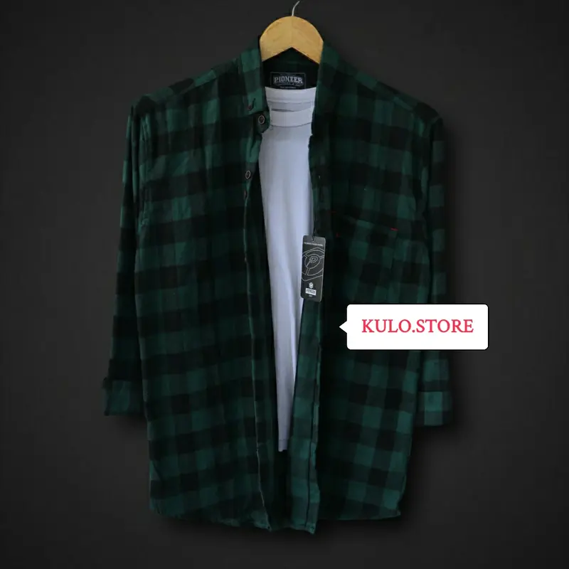Kemeja Flannel Murah/ Kemeja Panjang/Kerja Kantor Planel/Flanel Kotak 2