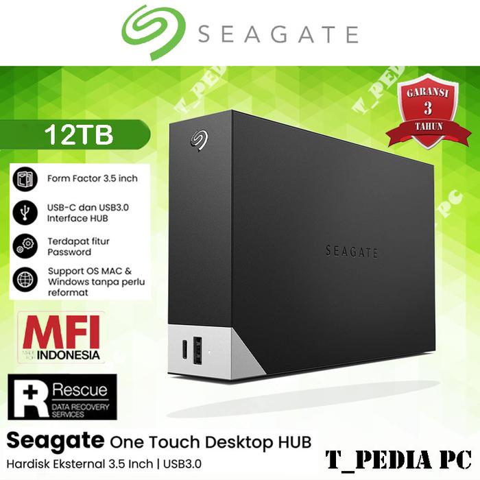 Gambar Seagate Backup Plus Desktop Hub Harddisk Eksternal 12TB dari t pedia pc Kota Administrasi Jakarta Pusat Tokopedia
