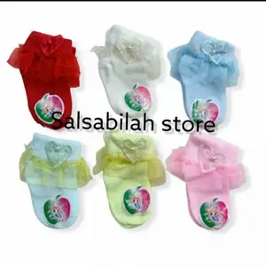 kaos kaki renda anak