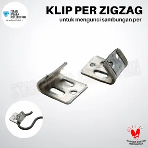 Klip / Cangkolan / Klem Besi Pengikat Peer Per Sofa Spring Zig Zag