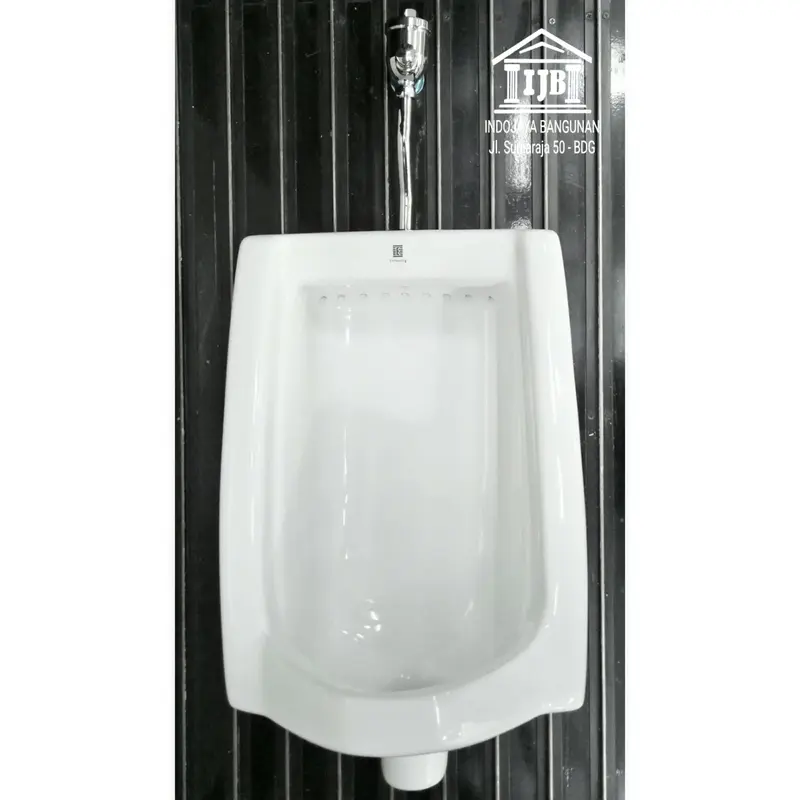 Urinal Toilet Europe Enchanting E1322 + Push Kran Putih 0