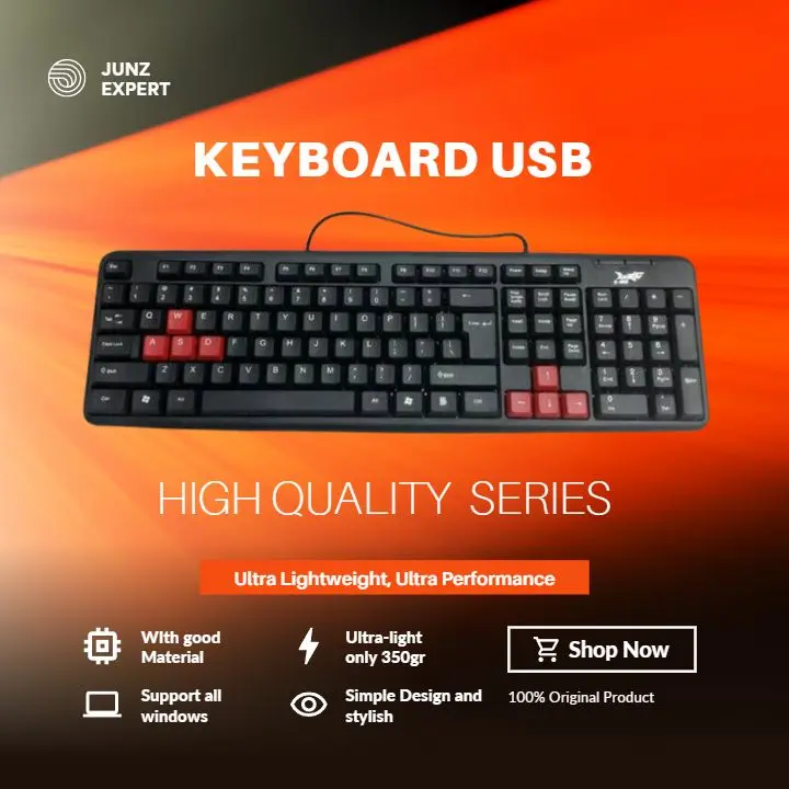 Keyboard Eksternal USB with NumbLock/Kalkulator *HIGH QUALITY* 0
