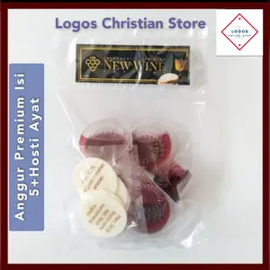 Anggur Gereja Premium Isi 5 Cup + Hosti Ayat