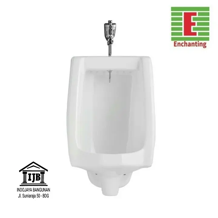 Urinal Toilet Europe Enchanting E1322 + Push Kran Putih 1