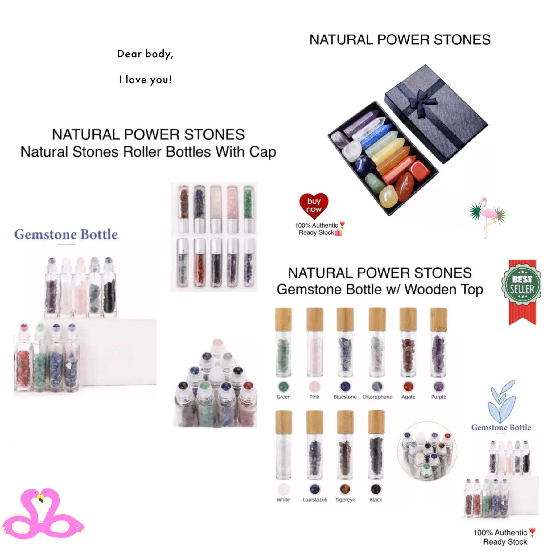 NATURAL STONE Mini Natural Stones Combo Set
