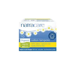 COTTON TAMPON NATRACARE ORGANIC REGULER ISI 10