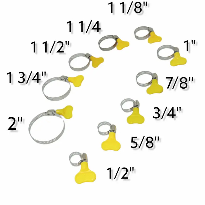 RING KLEM GAS LPG SELANG AIR 1" 1/2" 3/4" 5/8" STAINLESS STEEL ASLI 0