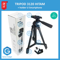 Gambar Tripod 3120 Hitam Holder U Kamera HP Smartphone Murah dari GemarGadget Kota Surabaya 1 Tokopedia