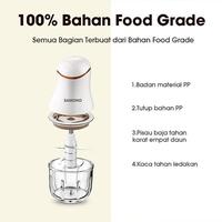 Gambar SAMONO Mini Food Processor Chopper 300 ml SW099 SW-099 - SW-099S Pink dari amac electronic store Kota Tangerang 3 Tokopedia